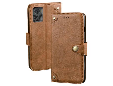 Carcasa para Motorola moto e22 4g/moto e22i 4g IDEWEI Marrón