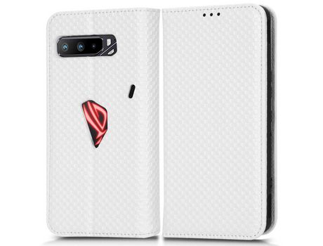 Carcasa para Asus rog phone 3 strix/rog phone 3 zs661ks Blanco
