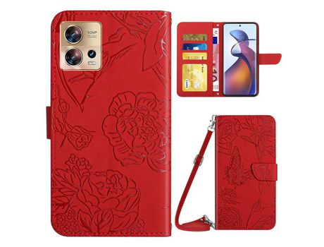 Carcasa para Motorola edge 30 fusion 5g Rojo