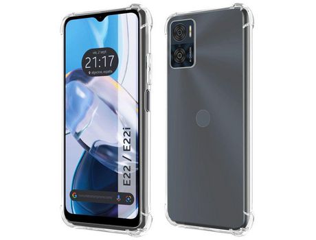 Carcasa para Motorola moto e22 / e22i TUMUNDOSMARTPHONE Transparente