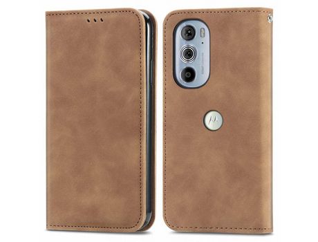 Carcasa para Motorola edge 30 pro (edge + (2022)) Marrón