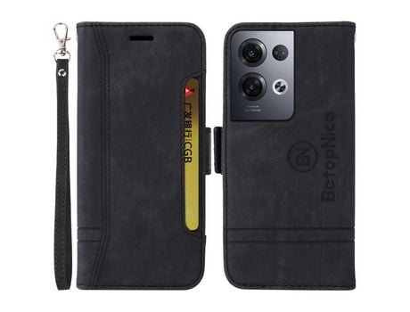 Carcasa para Oppo reno8 pro 5g (global version)/reno8 pro + 5g BETOPNICE Negro