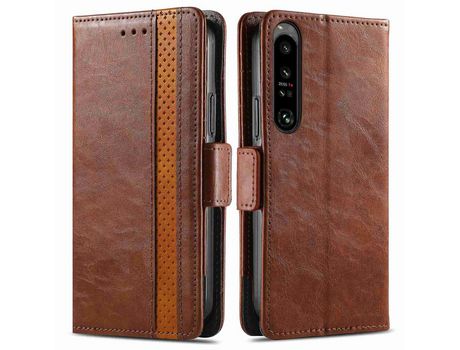 Carcasa para Sony xperia 1 iv 5g CASENEO Marrón