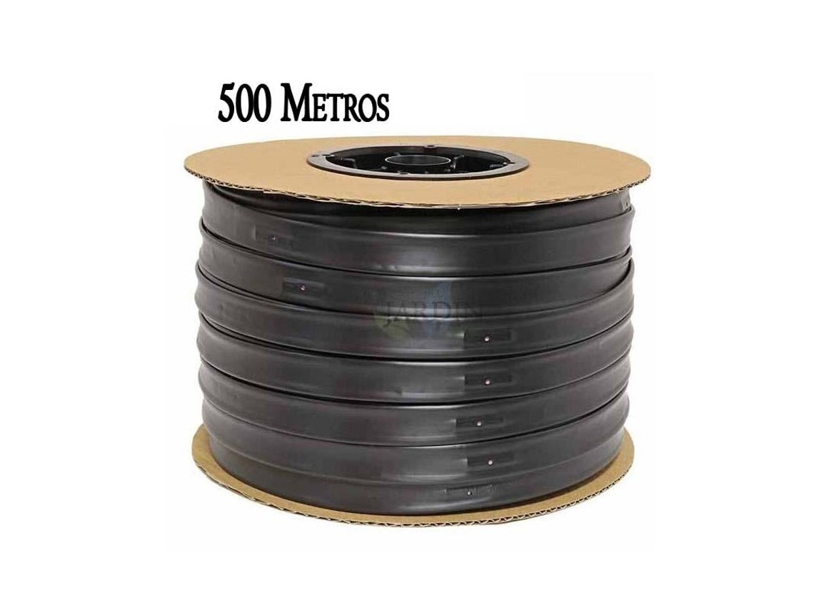 Cinta de riego por goteo 16mm 500 mts. Galga espesor de pared 8 mil. Goteros 1,16 l/h cada 30 cm