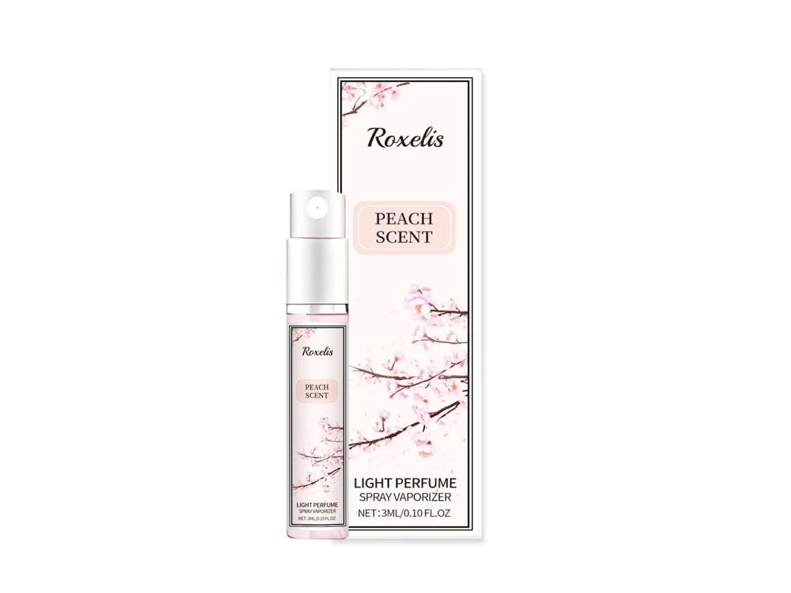 Perfume en spray con aroma a melocotón