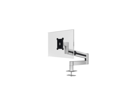 Soporte para monitor duradero con brazo 1 mesa de monitor diÁmetro plateado