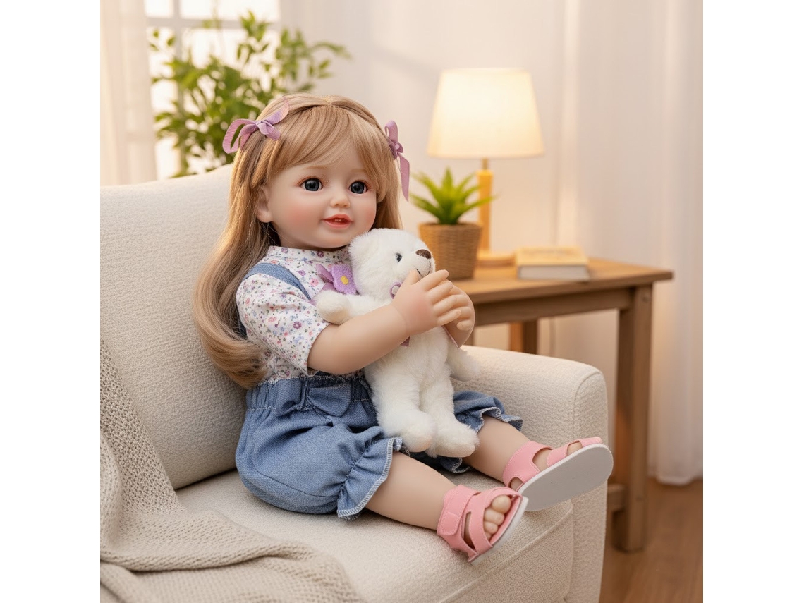 Muñeca renacentista de 22 pulgadas, nueva figura de bebé de simulación, marca no disponible