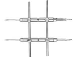 Llave De Objetivo De Doble Cabezal De Acero Inoxidable Para Microscopios Y Dispositivos De Observación.