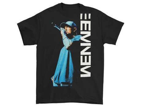 Camiseta ROCKINSTONE Eminem en el micrófono (M)