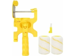 Rodillo de pincel para un recorte eficiente de bordes de pintura, deflector ajustable para pintar esquinas con precisión, mango ergonómico para mayor comodidad y control.