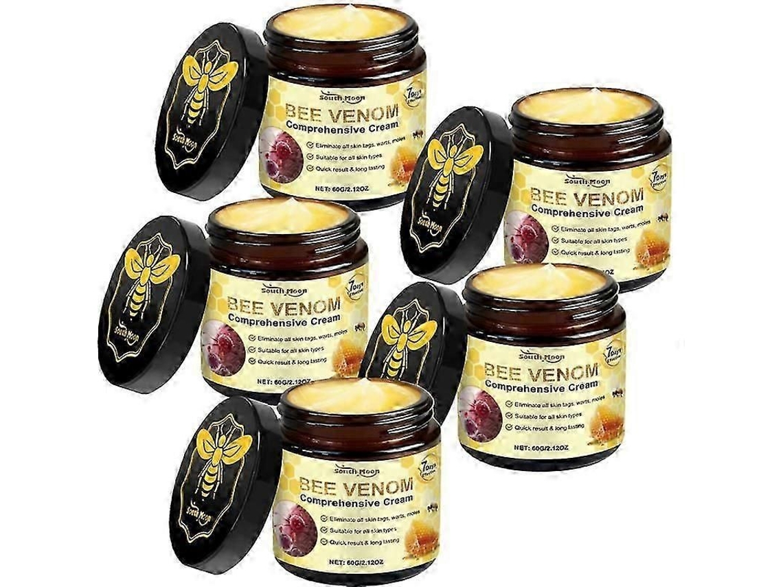 Crema De Veneno De Abeja 2025, Reduce Manchas Y Verrugas, Hidratación Profunda Para Todo Tipo De Piel, 5 Unidades.