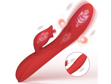 Vibrador OHPA GM-017 vermelho
