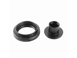 Adaptador metálico para ocular de telescopio astronómico