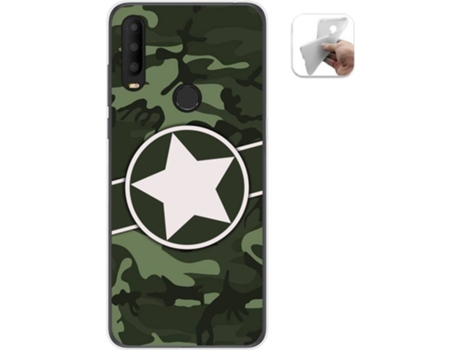 Carcasa Alcatel 3X 2020 TUMUNDOSMARTPHONE Camuflaje 01 Multicolor