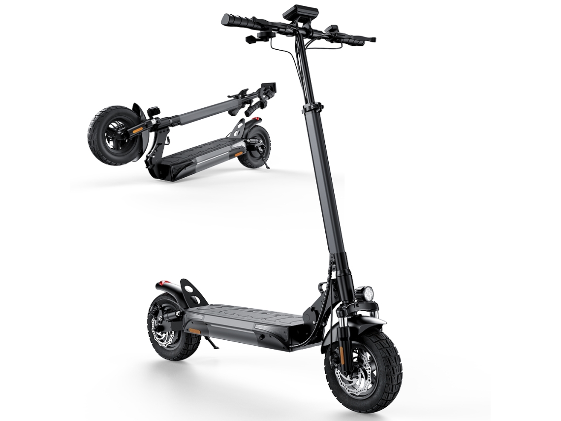 Patinete Eléctrico iScooter W9 Plegable, 1000W, Batería 48V, Neumáticos de 10 Pulgadas