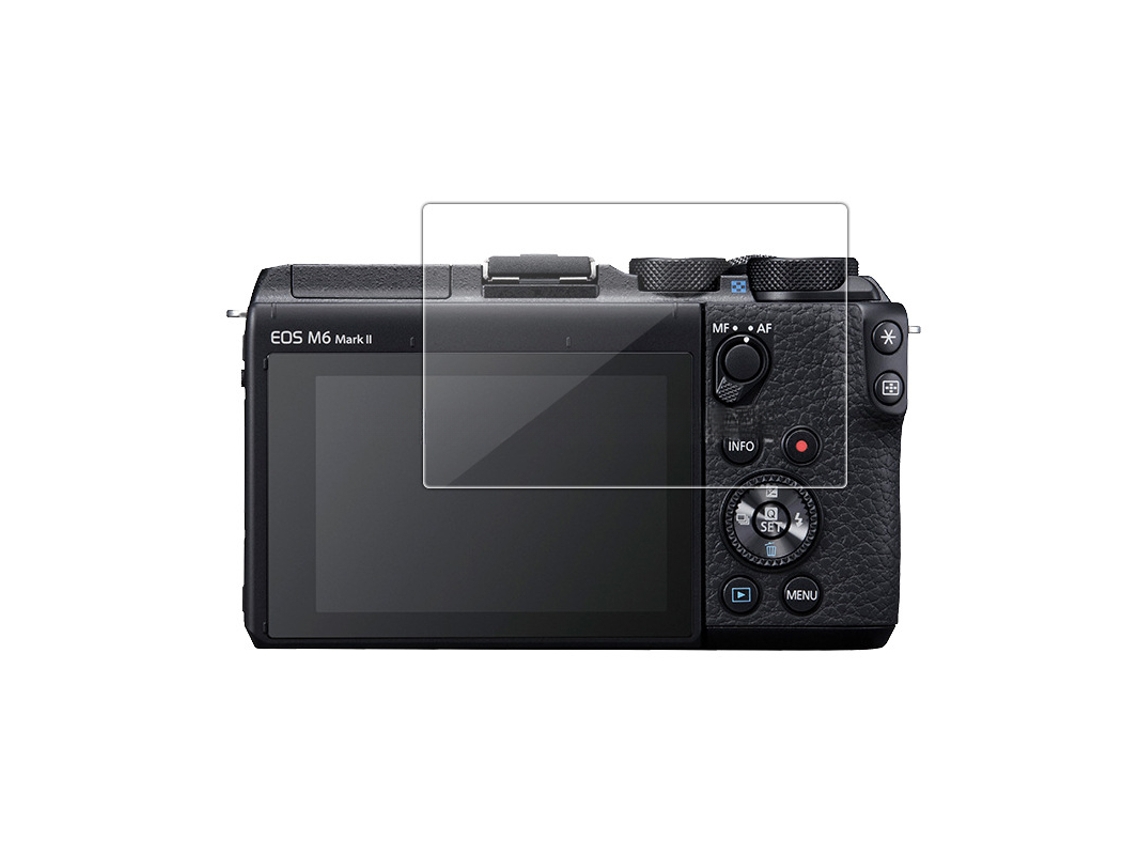 Protector de pantalla para Canon M6 Mark II, película protectora de vidrio templado transparente para cámaras CUICH (paquete de 3)