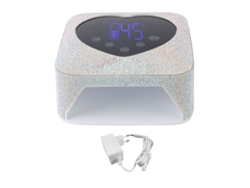 Lámpara de uñas Rebe 72w 30 chips Secado rápido en 10s 5 programas de temporizador para uñas de gel Enchufe europeo 100-240v