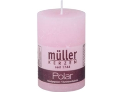 Vela Taco Rustica Müller 90/58Mm Rosa Claro