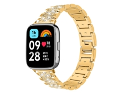 Pulsera para Redmi Watch 3 Active / Lite - Acero inoxidable con diamantes (20 mm)