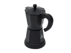 Cafetera eléctrica moka, capacidad de 300 ml, potencia de 480 W, diseño moderno, color negro OEM