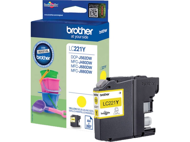 Cartucho de tinta BROTHER LC-221Y