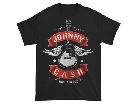Camiseta ROCKINSTONE de guitarra alada de Johnny Cash (XXXL)