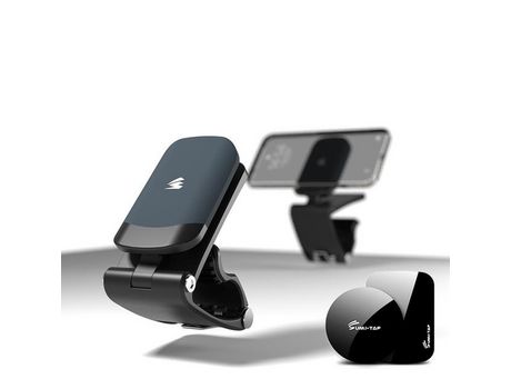 Suporte de telefone magnético para carro montagem no painel 360° ajustável hud mini suporte de navegação gps automático para iphone xiaomi