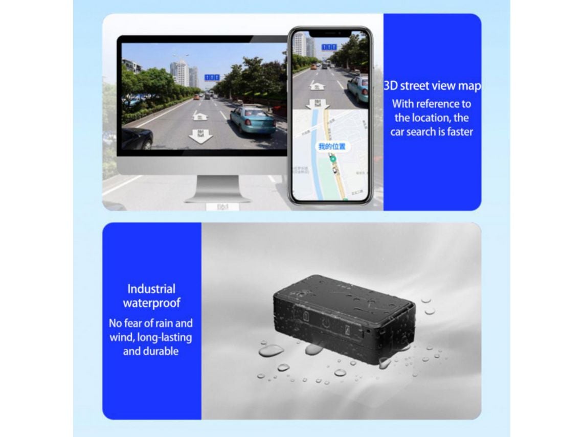 Localizador de rastreador satelital 4g mini gps/wifi/beidou, sistema de  localizador inalámbrico antipérdida para vehículo/coche/persona