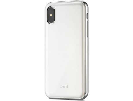 Carcasa iPhone XS Max MOSHI I-Glaze Blanco