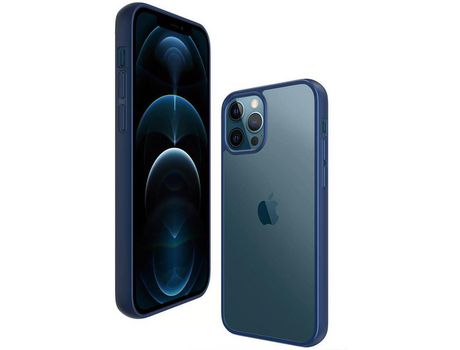 Carcasa iPhone 12 Pro Max PANZERGLASS Clear Case Azul