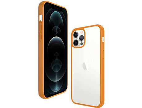 Carcasa iPhone 12 Pro Max PANZERGLASS Clear Case Naranja