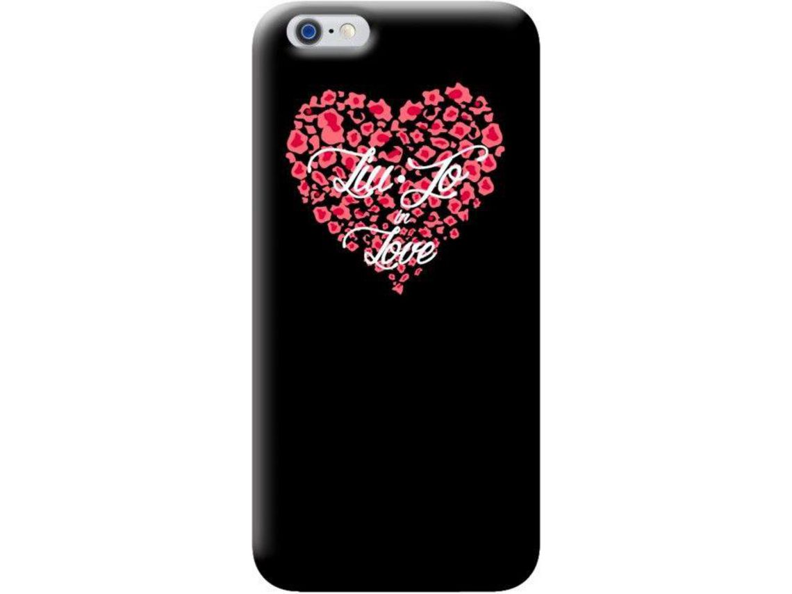 Carcasa iPhone 6, 6s, 7, 8 LIU.JO Hard Heart Negro