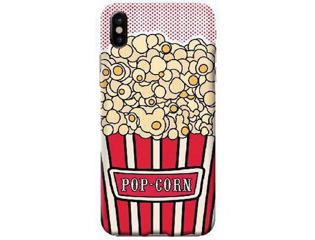 Carcasa iPhone X, XS BENJAMINS Pop Art Pop Corn Rojo
