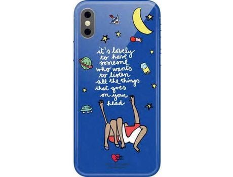 Carcasa iPhone XR SILVIA TOSI Lovely Azul