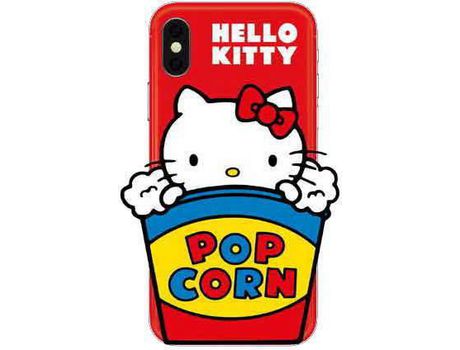 Carcasa iPhone X, XS HELLO KITTY Popcorn Multicolor