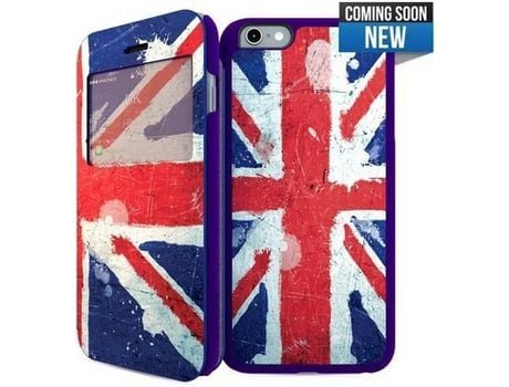Carcasa iPhone 6, 6s, 7, 8 I-PAINT Double UK Azul