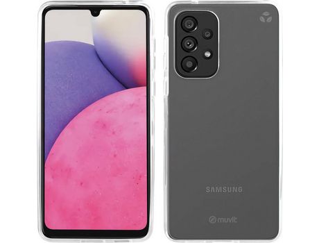 Carcasa Samsung Galaxy A33 5G MUVIT Recicletek Transparente