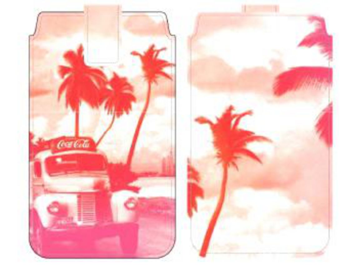 Funda para telemóvel até 4'' COCA COLA Truck Multicolor