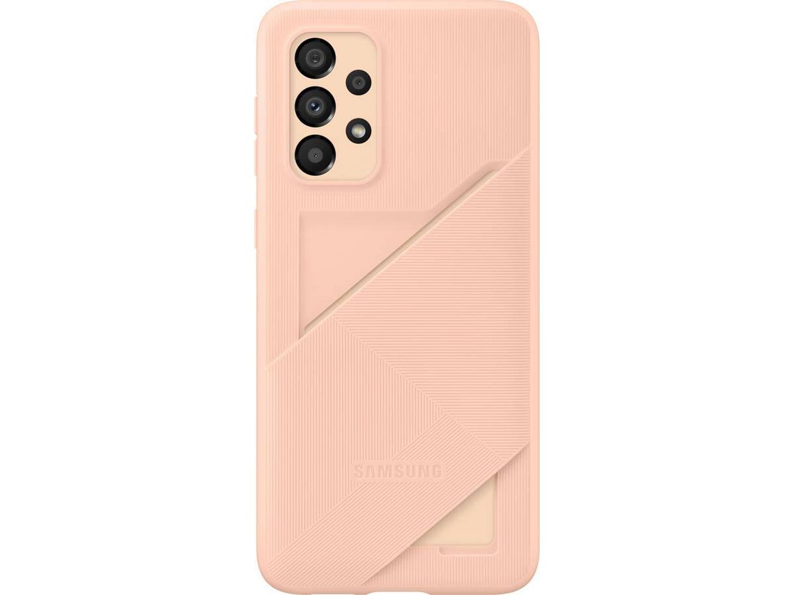 Carcasa SAMSUNG Galaxy A33 5G Bolso com Cartões Rosa
