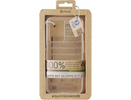 Carcasa Oppo Oppo A78 MUVIT FOR CHANG Transparente