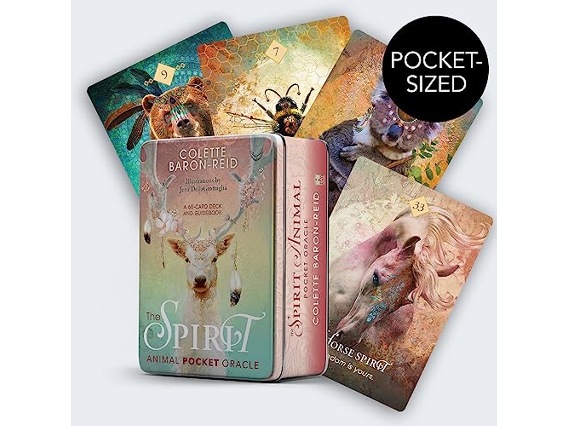 Libro Spirit Animal Pocket Oracle de Colette Baron Reid (Inglés)