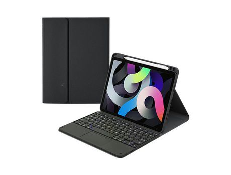 Carcasa y Teclado Bluetooth YIMGOTTA Hk102C para iPad 10.22021/2020/2019/iPad Air 10.5/iPad Pro10.5 (Inglés - Negro)