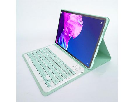 Carcasa y Teclado Bluetooth YIMGOTTA Lx115 para Lenovo Tab P11 Pro 11.5J706F/J716F (Inglés - Verde)