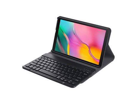 Carcasa y Teclado Bluetooth YIMGOTTA Dy-T510 para Samsung Taba10.12019T510/T515 (Inglés - Negro)