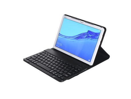 Carcasa y Teclado Bluetooth YIMGOTTA P3028-2 para Huawei Mediapad T5 (Inglés - Negro)