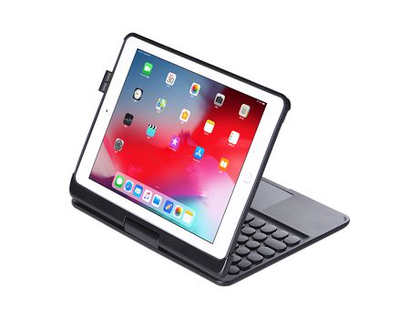 Carcasa y Teclado Bluetooth YIMGOTTA Q5 para 2018&2017iPad/Pro9.7/Air2 (Inglés - Negro)