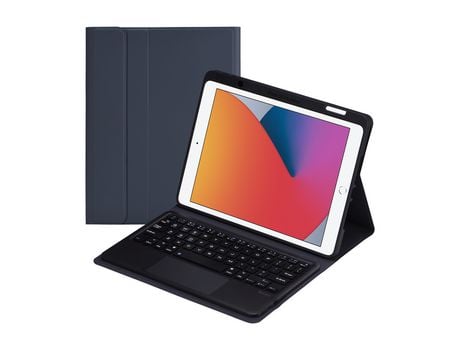 Carcasa y Teclado Bluetooth YIMGOTTA B3012C para iPad 10.22021/2020/2019/iPad Air 10.5/iPad Pro10.5 (Inglés - Negro)