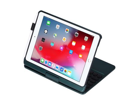 Carcasa y Teclado Bluetooth YIMGOTTA Q5 para 2018&2017iPad/Pro9.7/Air2 (Inglés - Verde)