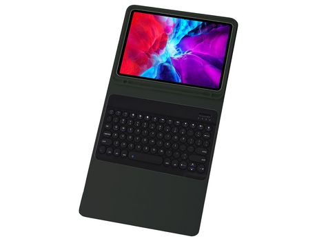 Carcasa y Teclado Bluetooth YIMGOTTA Ym97 para 2018&2017iPad/Pro9.7/Air2/Air (Inglés - Negro)