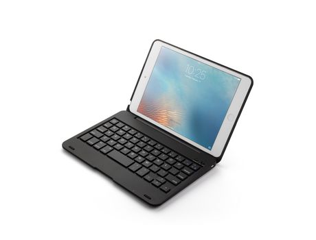 Carcasa y Teclado Bluetooth YIMGOTTA F1 para iPad Mini1/2/3 (Inglés - Negro)